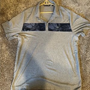 Travis Mathew - XL Grey Polo Hawaiian